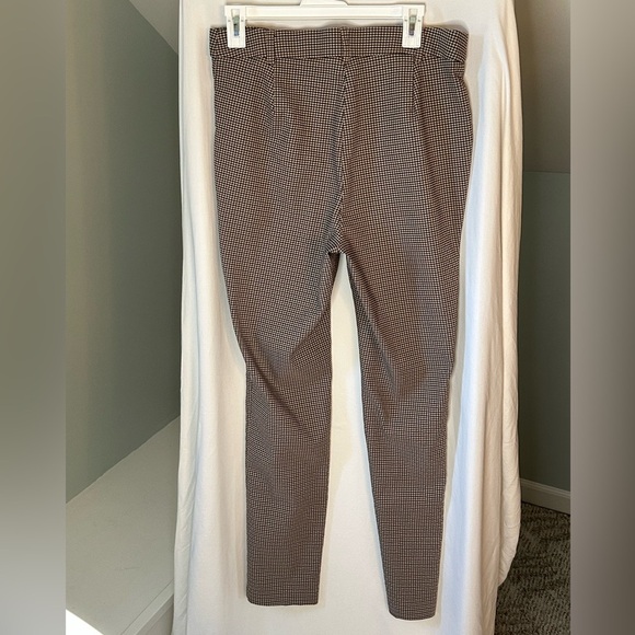 Rafaella women's Houndstooth Brown & Black Pants Size 12 - Picture 2 of 9
